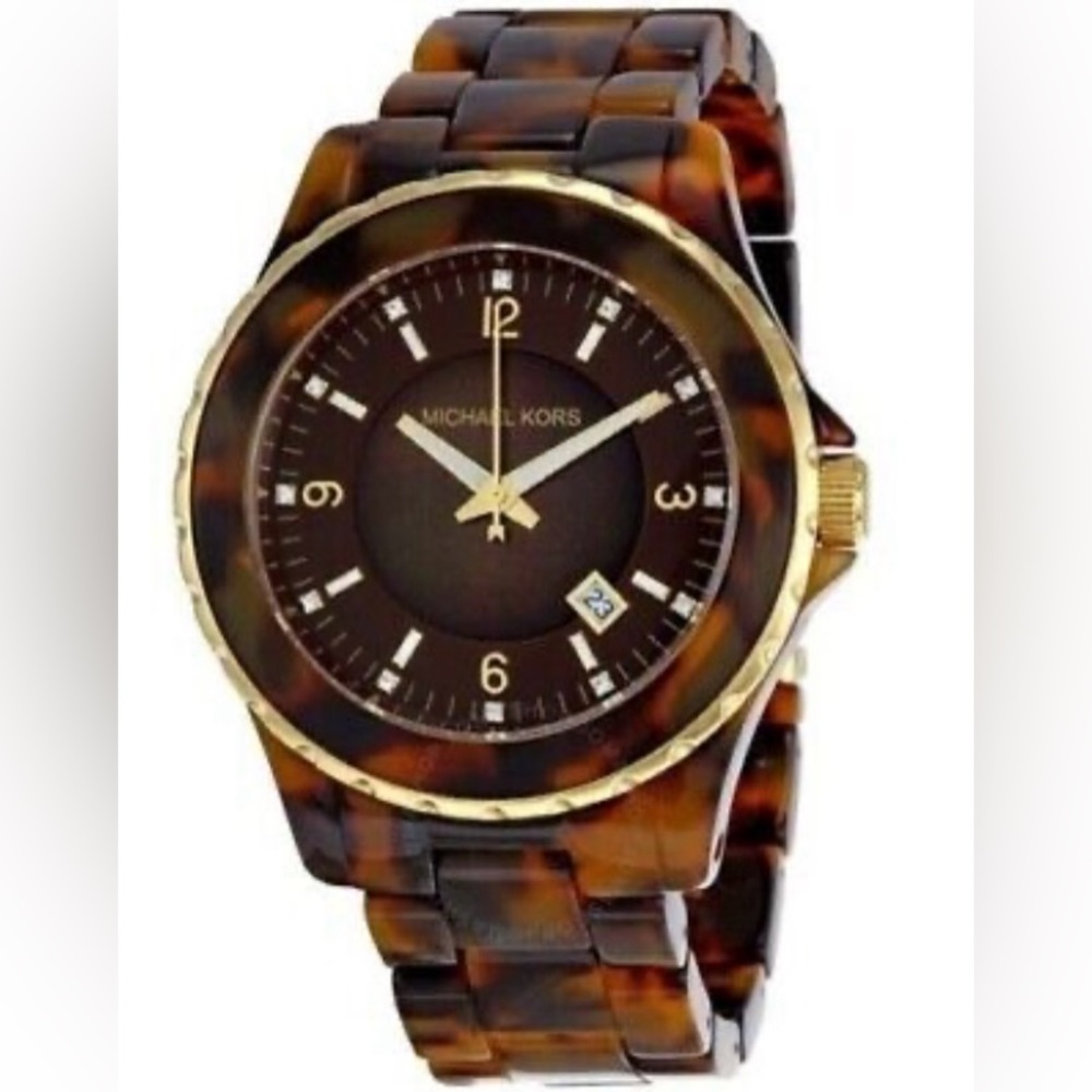 Michael Kors Womens Tortoiseshell Watch